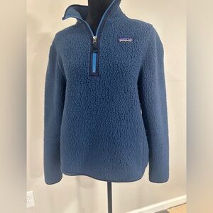 Patagonia Navy Fleece Half-Zip Pullover
